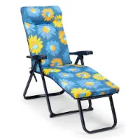 Solenny Super Hopfällbar Solsäng Med 6 Positioner 114x132x62 Cm unisex Solenny Super Hopfällbar Solsäng Med 6 Positioner 114x132x62 Cm unisex