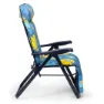 Solenny Super-relax Hopfällbar Solsäng Med 6 Positioner 114x86x62 Cm unisex, Blue / orange / yellow, One Size