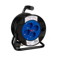 Solera 4 Plugs Kabeltrumma 15 M Solera 4 Plugs Kabeltrumma 15 M