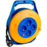 Solera H05vv-f 3g1 4 Plugs 10 M Kabeltrumma, Blue / orange, One Size