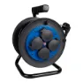 Solera Industriell Kabelrulle 7427/1t 4 Uttag 50 M, Black / blue, One Size