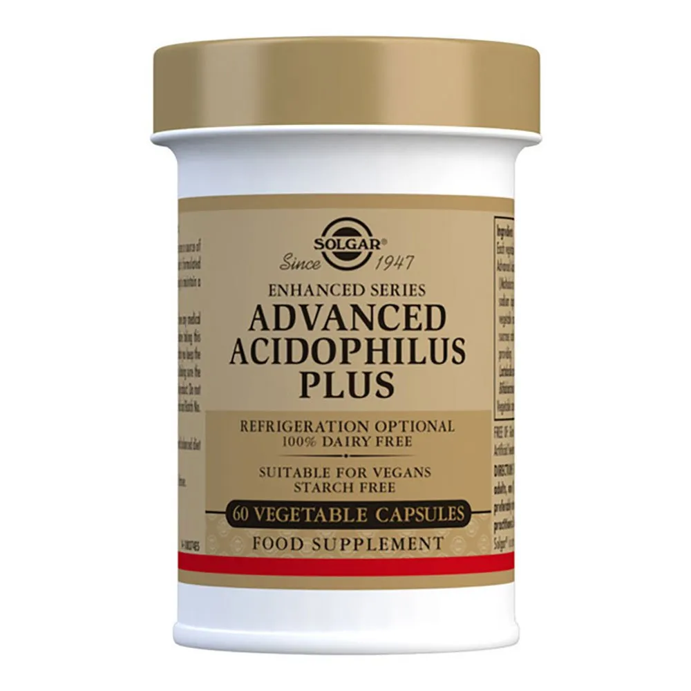 Solgar Advanced Acidophilus Plus Kapslar Neutral Smak 60 Enheter, One size