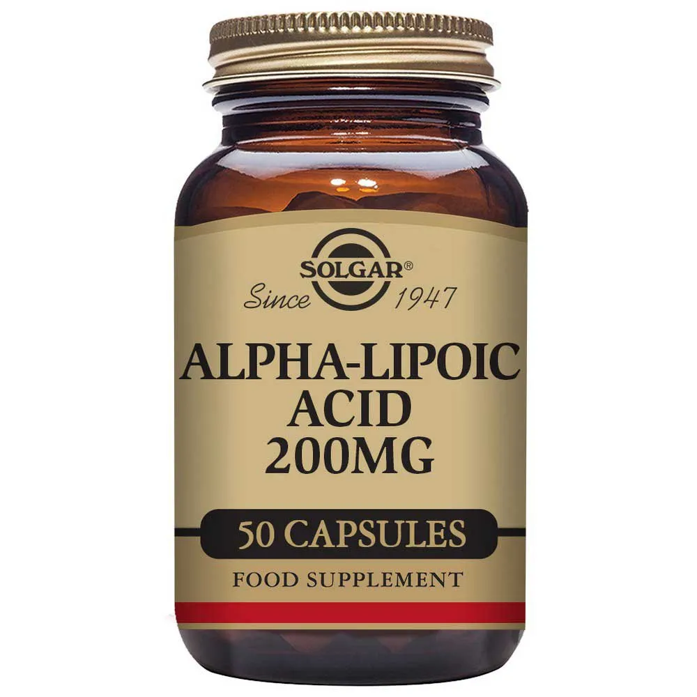 Solgar Alfa-liponsyra 200 Mg 50 Enheter, Golden, One Size Solgar Alfa-liponsyra 200 Mg 50 Enheter, Golden, One Size