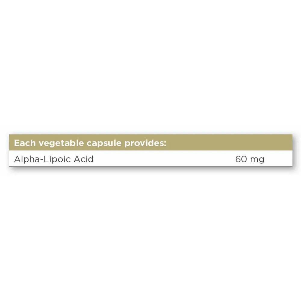 Solgar Alfa-liponsyra 60 Mg 30 Enheter, Brown, One Size