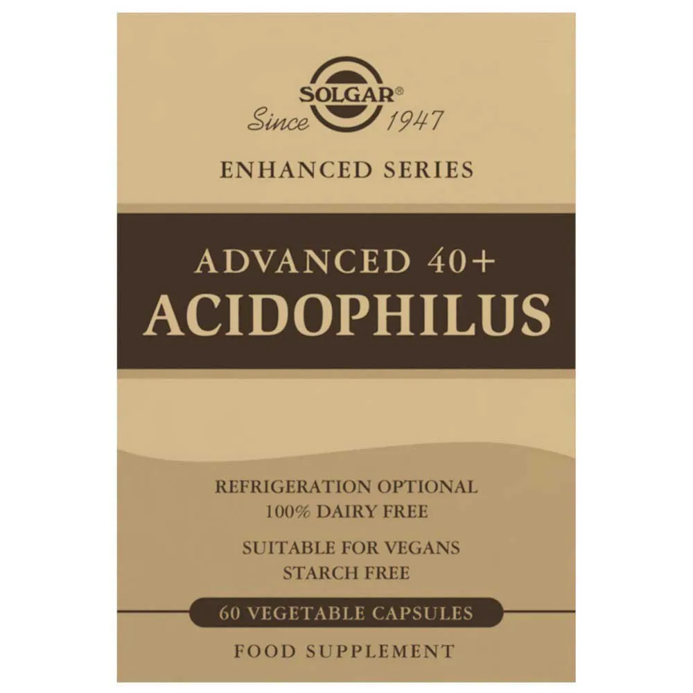 Solgar Avancerad 40+ Acidophilus 60 Enheter, One size Solgar Avancerad 40+ Acidophilus 60 Enheter, One size