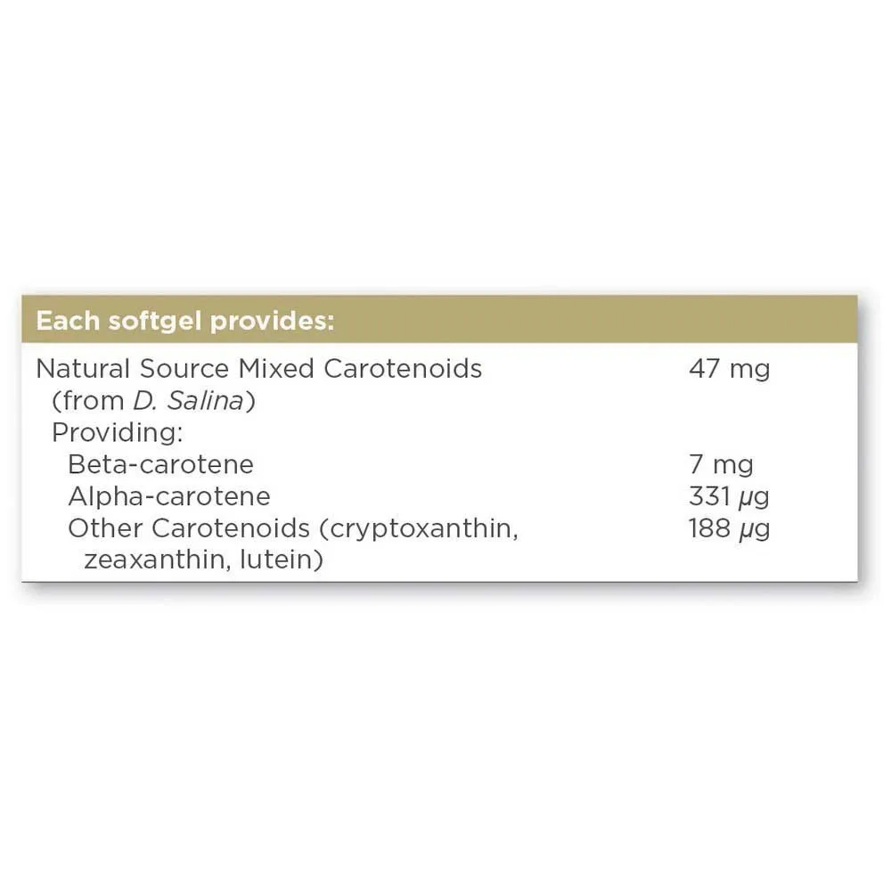 Solgar Betakaroten 100% Naturlig 7mg 60 Enheter, Brown, One Size