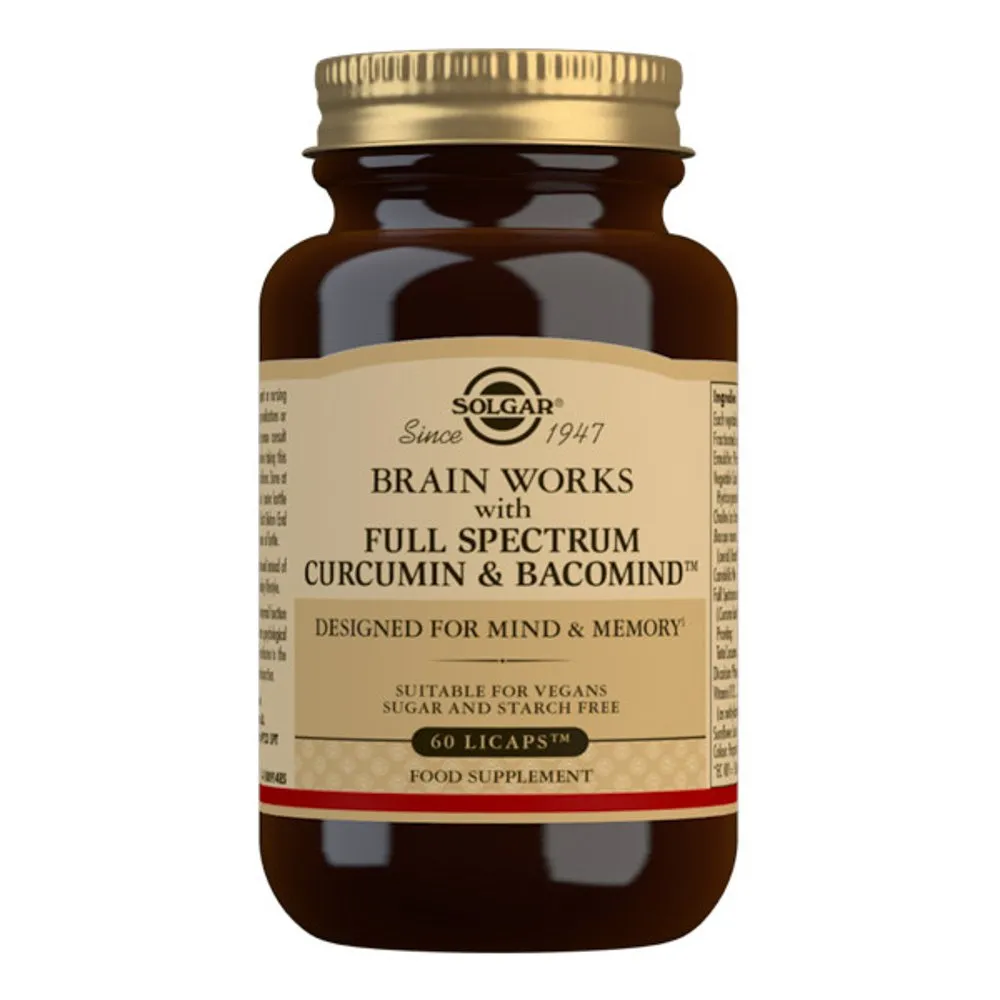 Solgar Brain Works Kapslar 60 Enheter, Brown, One Size Solgar Brain Works Kapslar 60 Enheter, Brown, One Size