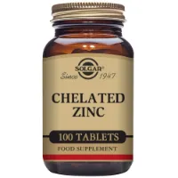 Solgar Chelated Zinc Tabletter 100 Enheter