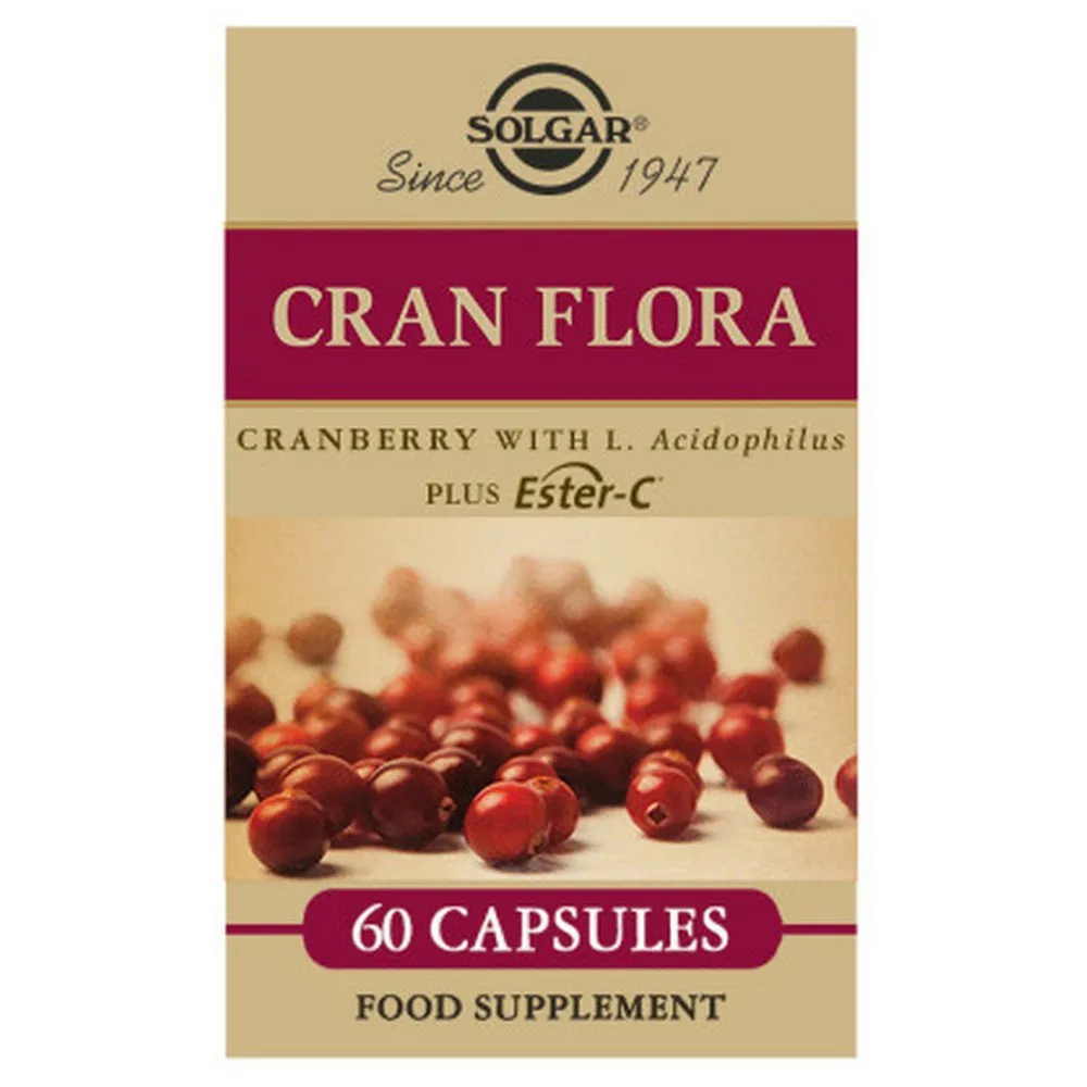 Solgar Cran Flora Kapslar 60 Enheter, Brown, One Size Solgar Cran Flora Kapslar 60 Enheter, Brown, One Size