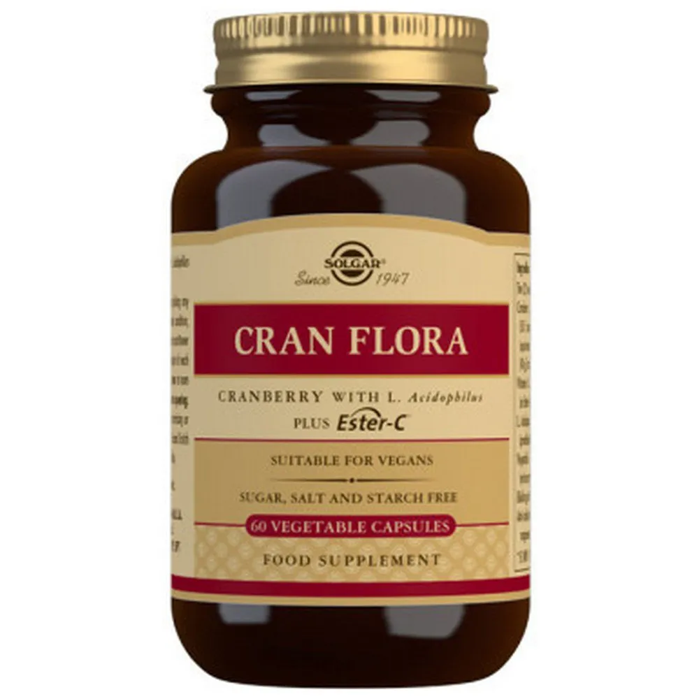 Solgar Cran Flora Kapslar 60 Enheter, Brown, One Size Solgar Cran Flora Kapslar 60 Enheter, Brown, One Size