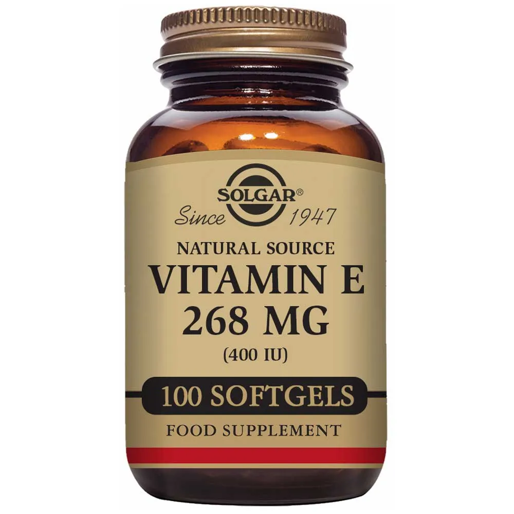 Solgar E-vitamin 400 Ie 268mg 100 Enheter, Brown, One Size Solgar E-vitamin 400 Ie 268mg 100 Enheter, Brown, One Size