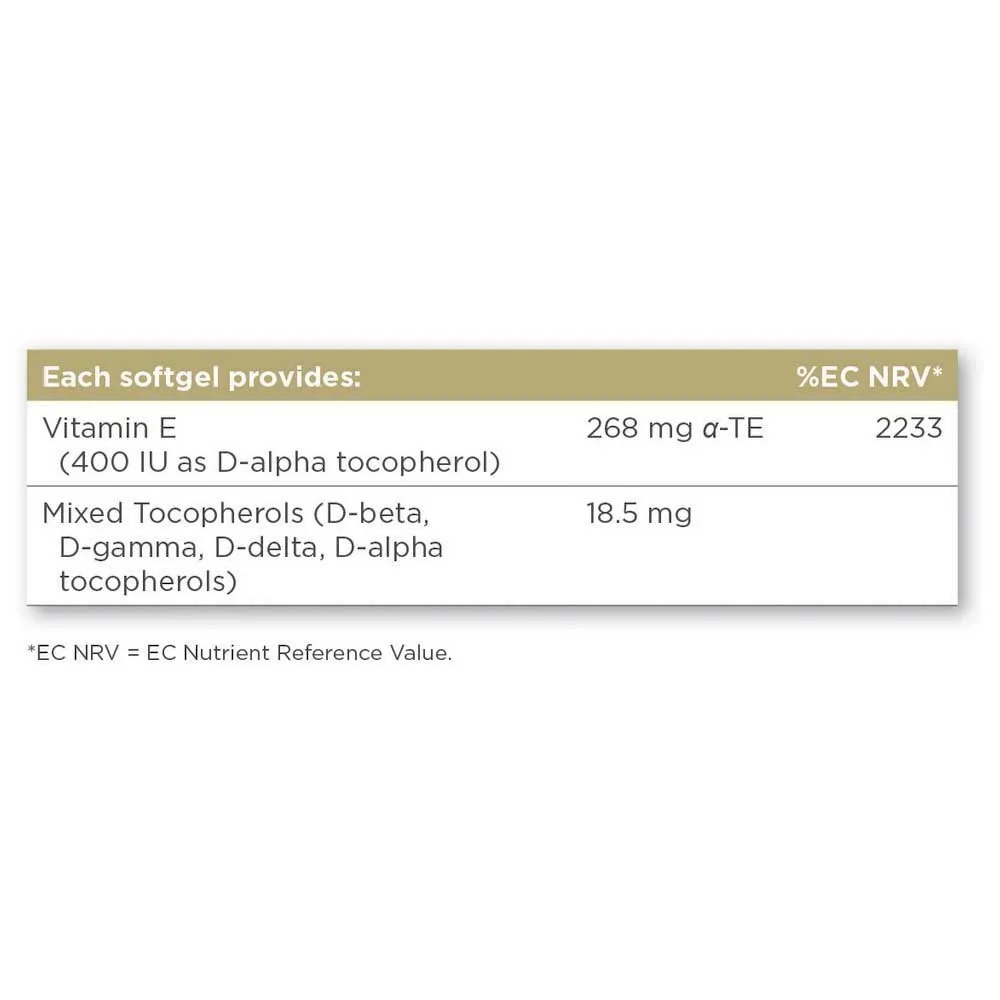 Solgar E-vitamin 400 Ie 268mg 50 Enheter, Brown, One Size