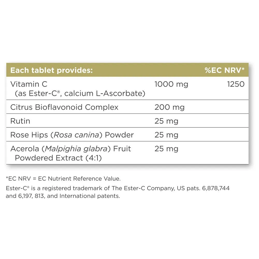 Solgar Ester-c Plus 1000mg Tabletter 90 Enheter, Brown, One Size