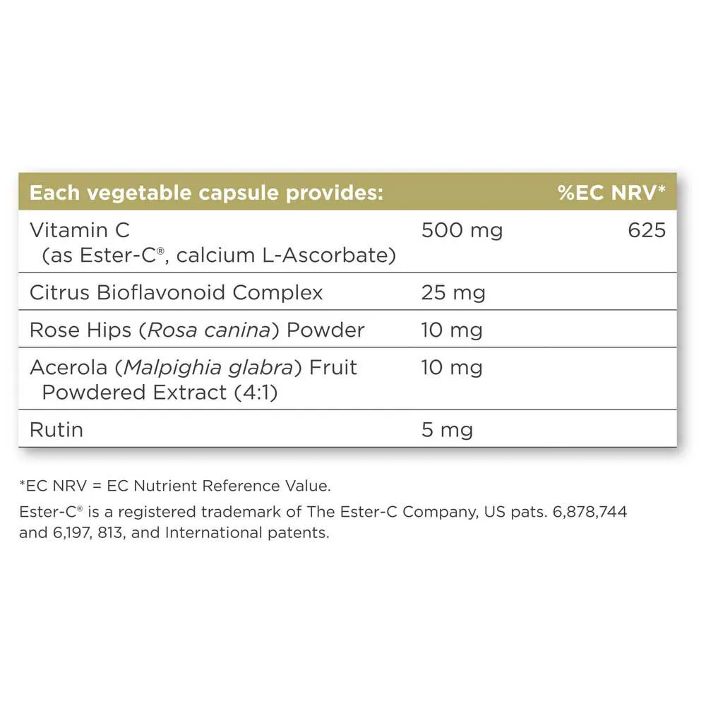 Solgar Ester-c Plus 500mg 50 Enheter, Golden, One Size