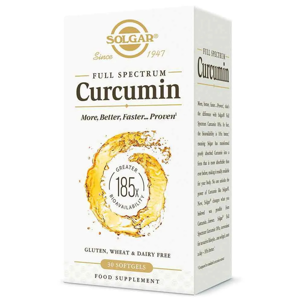 Solgar Full Spectrum Curcumin Kapslar 30 Enheter, Brown, One Size
