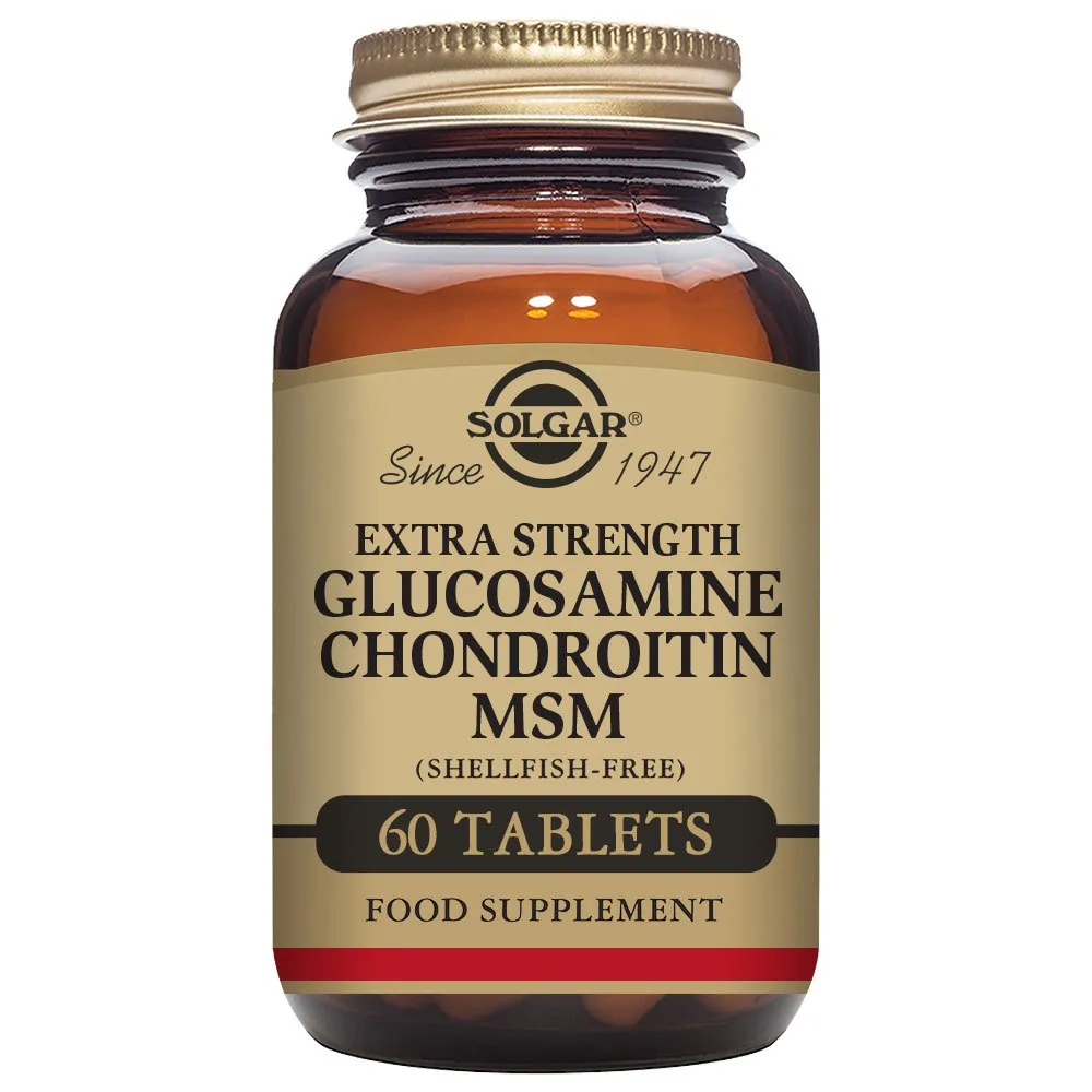 Solgar Glucosamine Chondroitin Msm Tabletter 60 Enheter, Brown, One Size Solgar Glucosamine Chondroitin Msm Tabletter 60 Enheter, Brown, One Size