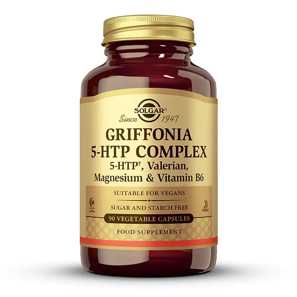 Solgar Griffonia 5-htp Complex Kapslar 90 Enheter, Brown, One Size Solgar Griffonia 5-htp Complex Kapslar 90 Enheter, Brown, One Size