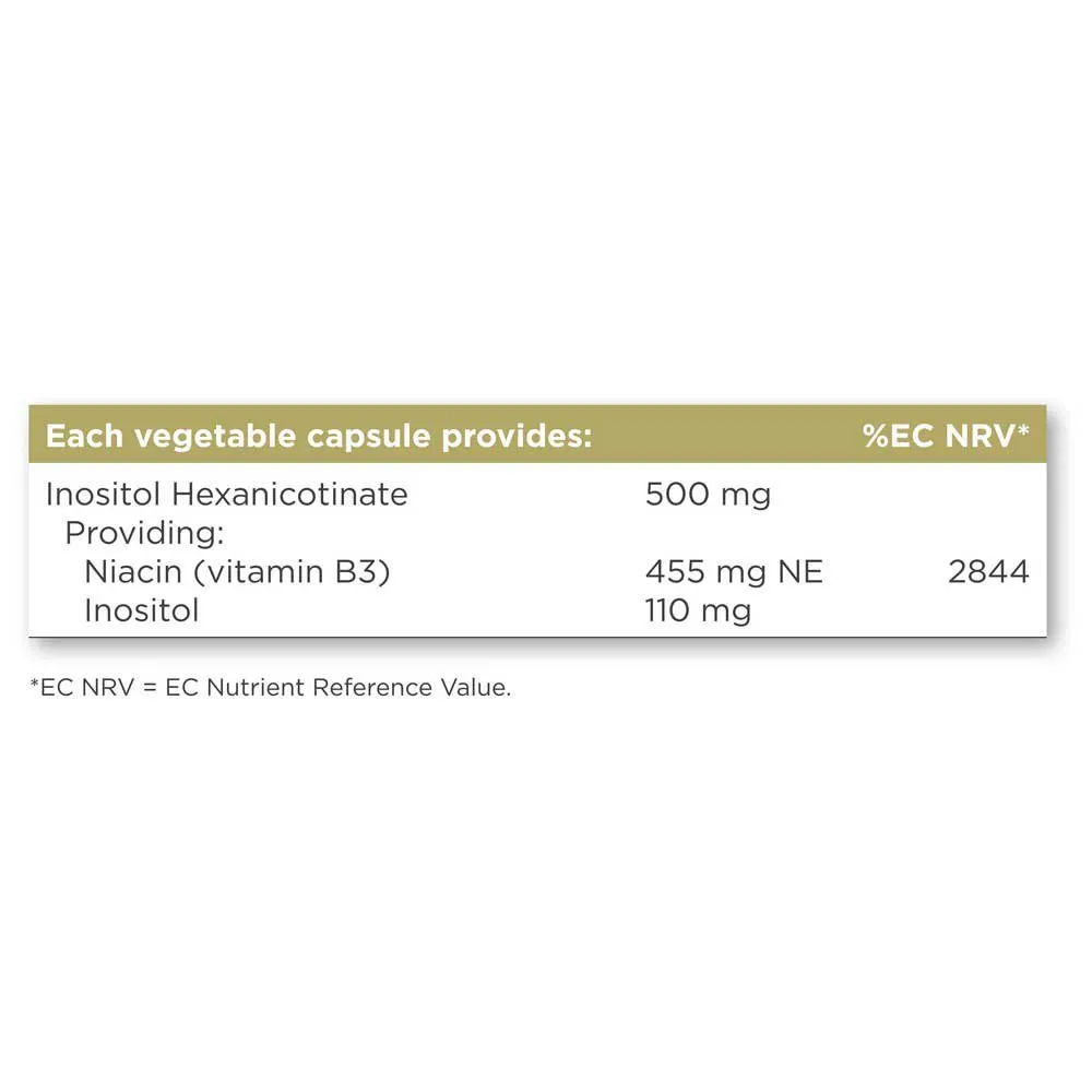 Solgar Icke-flushande Niacin 500 Mg 50 Enheter, Brown, One Size