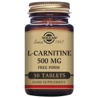 Solgar L-carnitine 500mg Tabletter 30 Enheter Solgar L-carnitine 500mg Tabletter 30 Enheter
