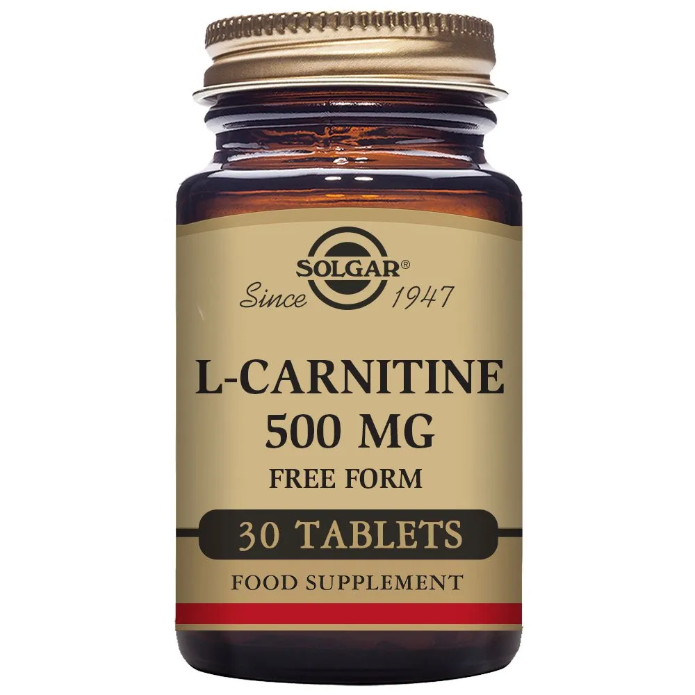Solgar L-carnitine 500mg Tabletter 30 Enheter, Green, One Size Solgar L-carnitine 500mg Tabletter 30 Enheter, Green, One Size