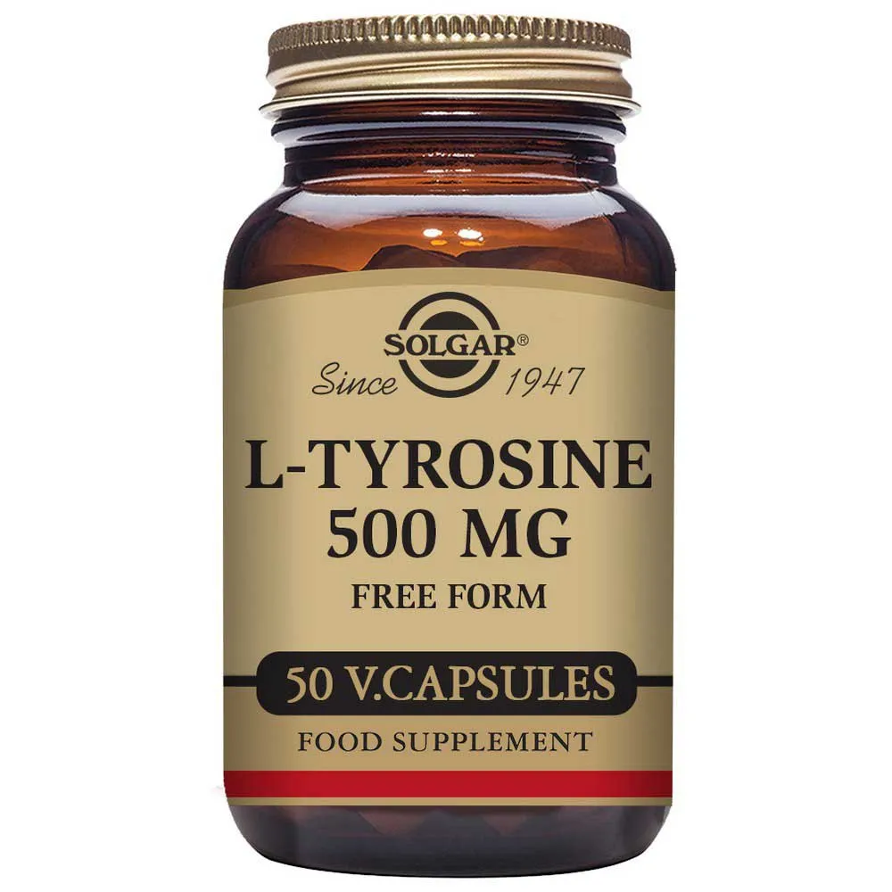Solgar L-tyrosin 500 Mg 50 Enheter, Brown, One Size