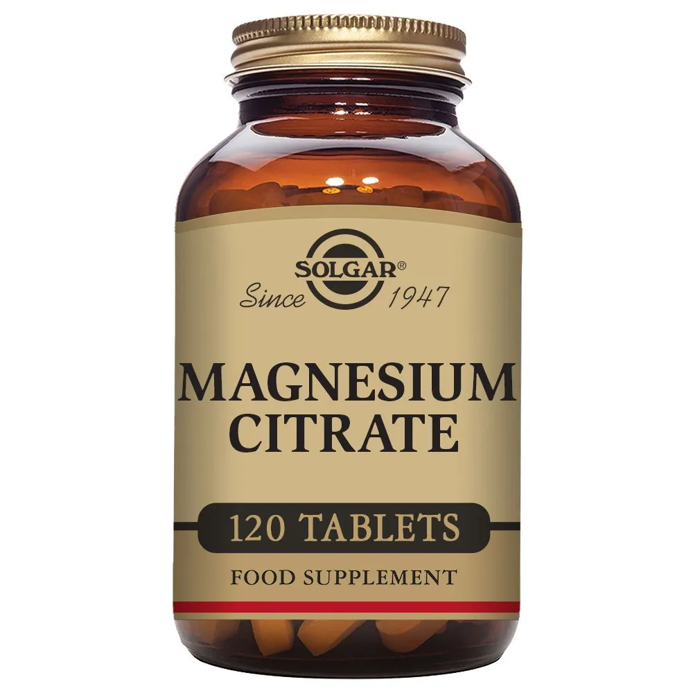 Solgar Magnesium Citrate Tabletter 120 Enheter, One size Solgar Magnesium Citrate Tabletter 120 Enheter, One size