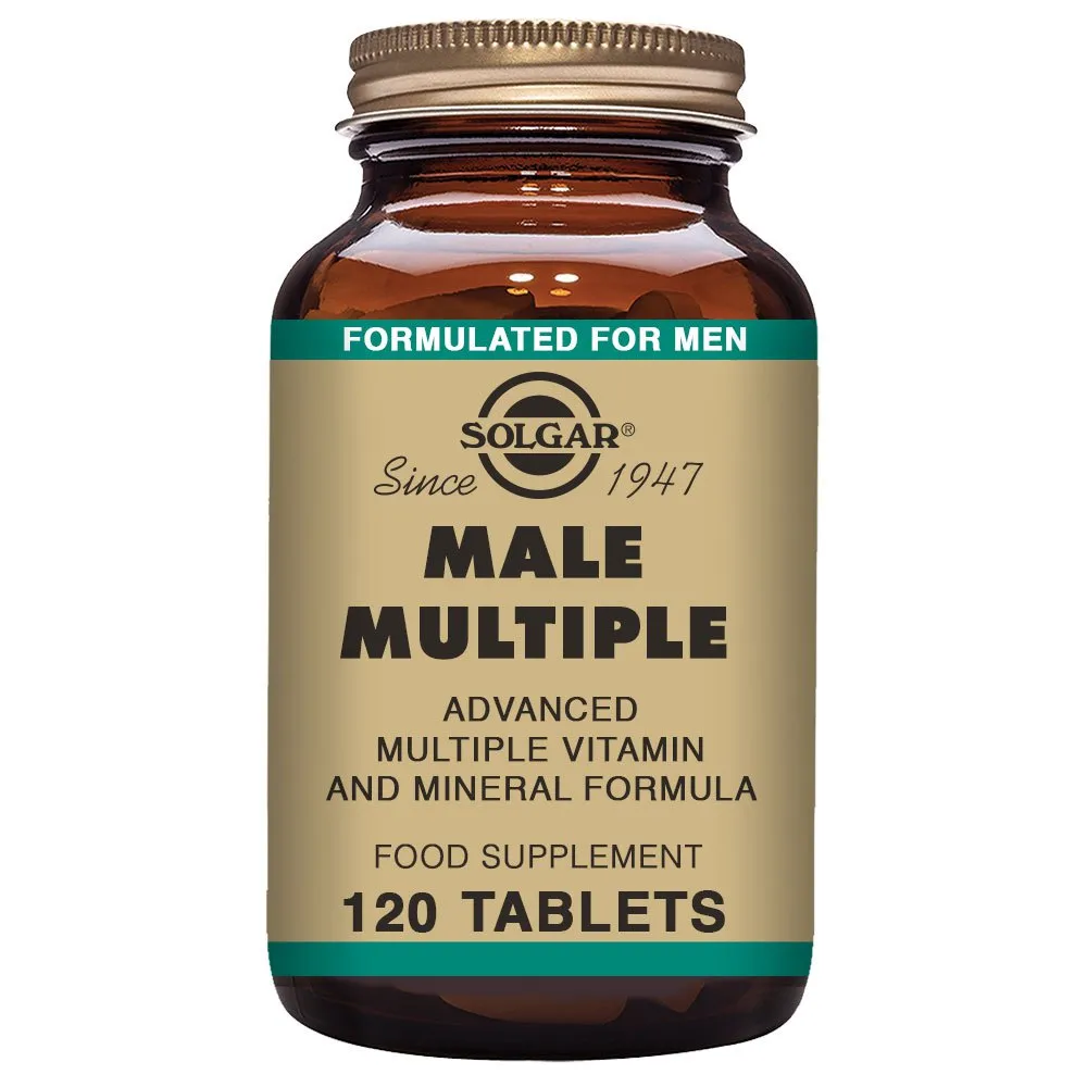Solgar Male Multiple Tabletter 120 Enheter, One size Solgar Male Multiple Tabletter 120 Enheter, One size