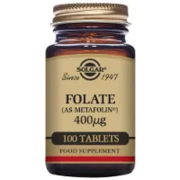 Solgar Metafolin Folate 400mcg Tabletter 100 Enheter Solgar Metafolin Folate 400mcg Tabletter 100 Enheter
