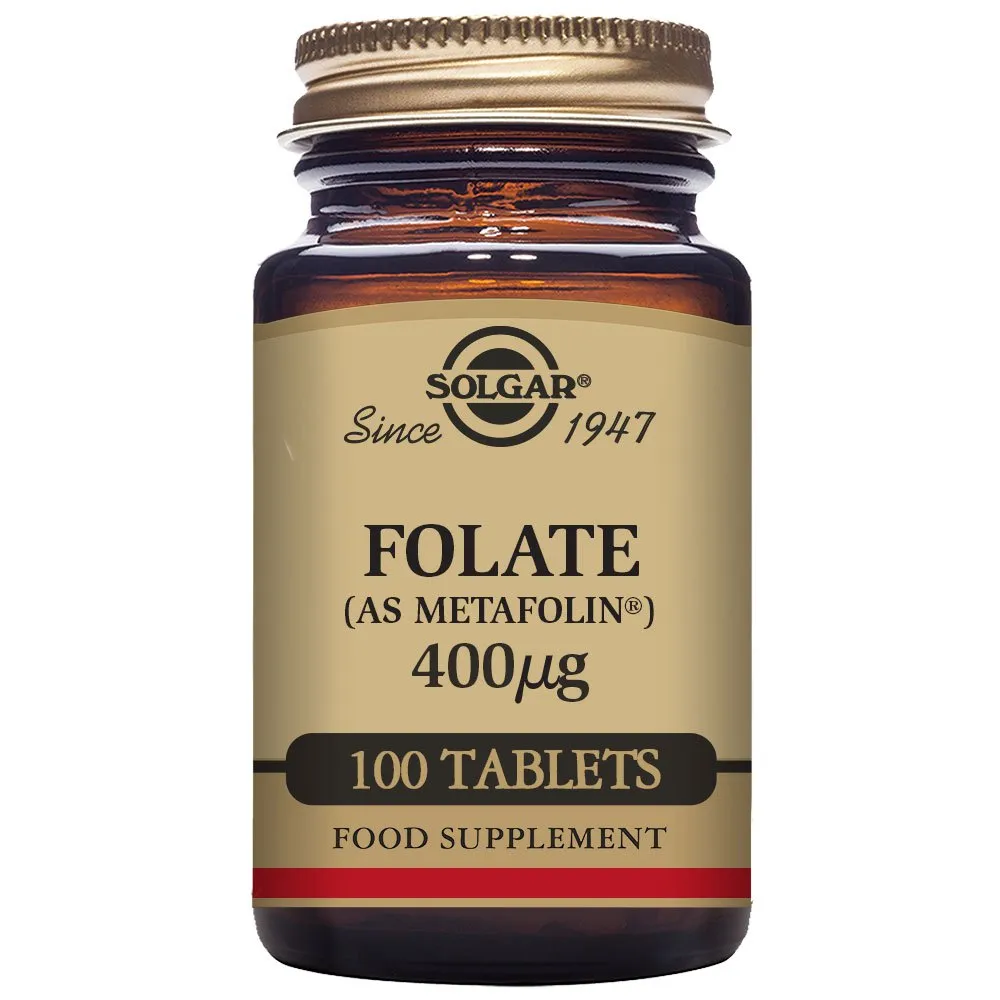 Solgar Metafolin Folate 400mcg Tabletter 100 Enheter, Brown, One Size Solgar Metafolin Folate 400mcg Tabletter 100 Enheter, Brown, One Size