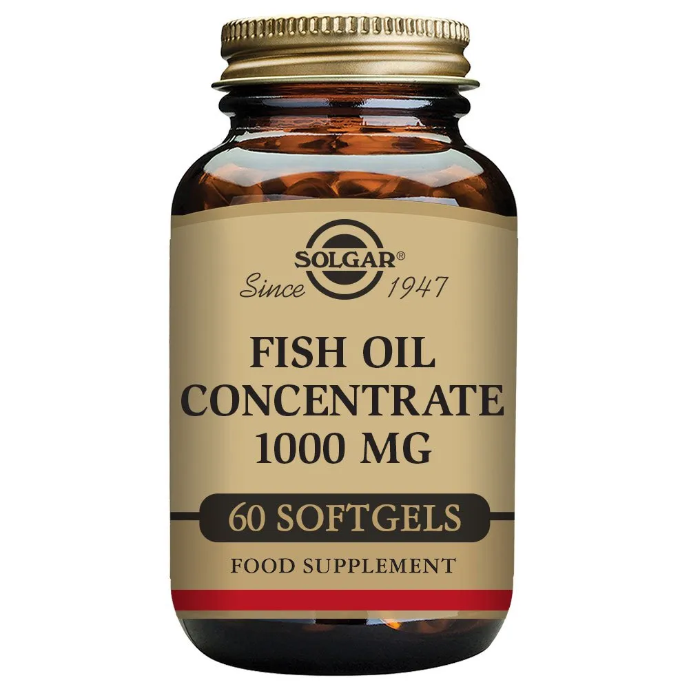 Solgar Oljekoncentrat 1000 Mg Fisk 60 Enheter, Brown, One Size Solgar Oljekoncentrat 1000 Mg Fisk 60 Enheter, Brown, One Size