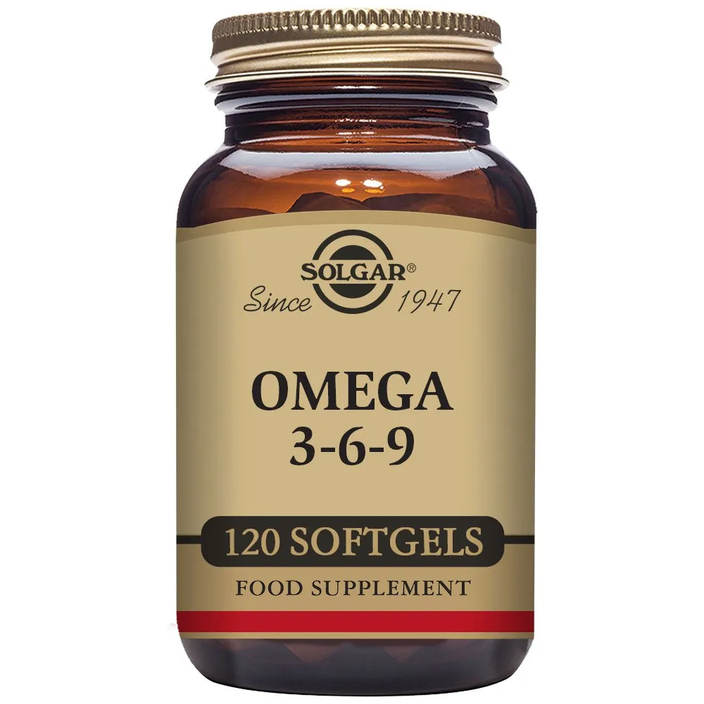 Solgar Omega 3-6-9 Kapslar 120 Enheter, Brown, One Size