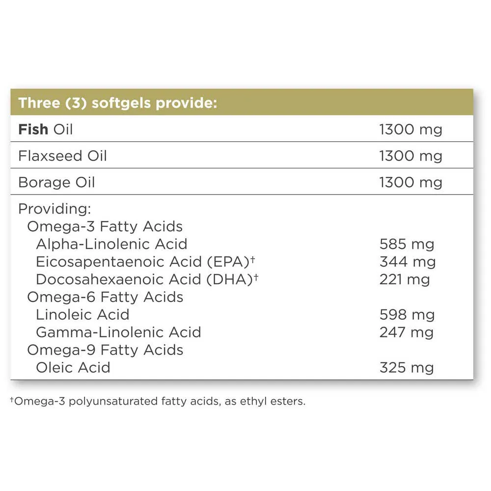 Solgar Omega 3-6-9 Kapslar 60 Enheter, Brown, One Size Solgar Omega 3-6-9 Kapslar 60 Enheter, Brown, One Size