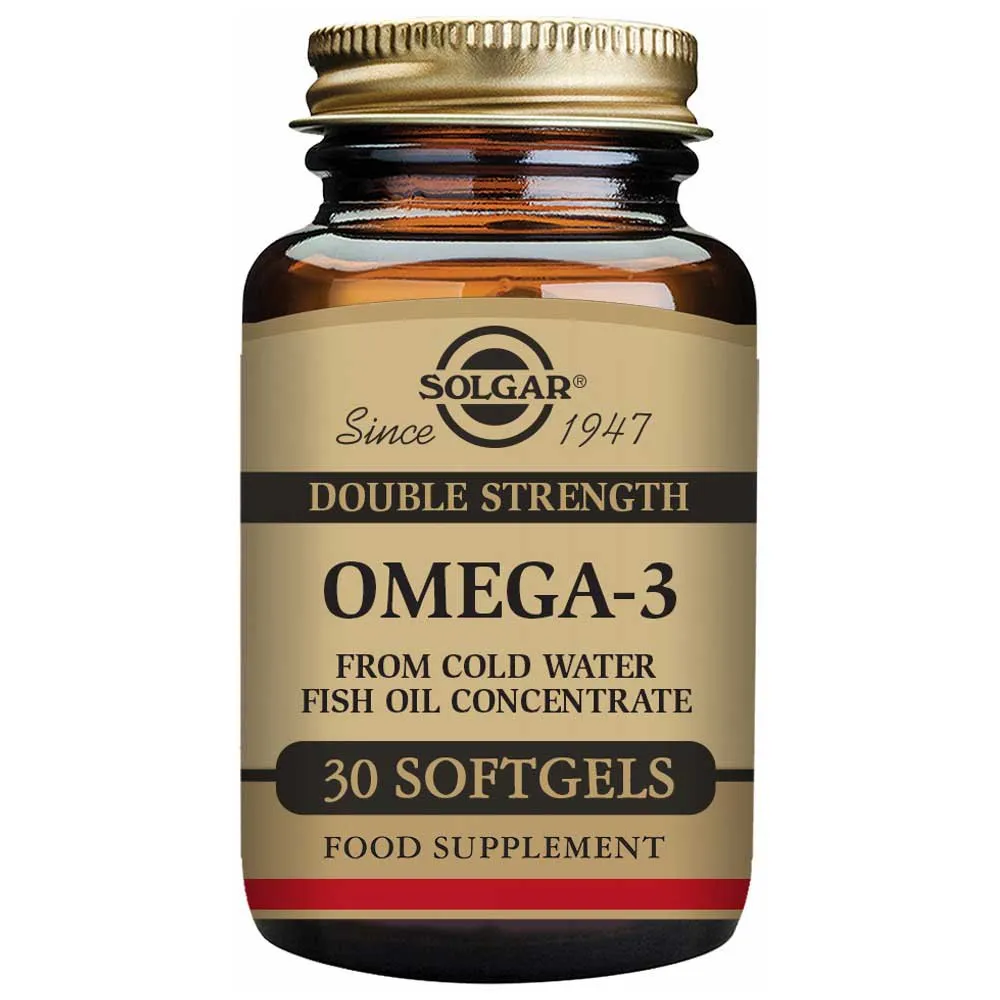 Solgar Omega-3 Dubbel Styrka 30 Enheter, Brown, One Size