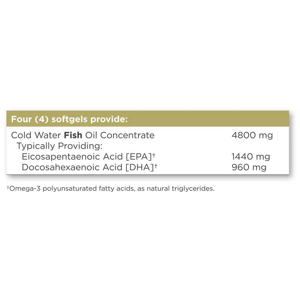 Solgar Omega-3 Dubbel Styrka 60 Enheter, Brown, One Size