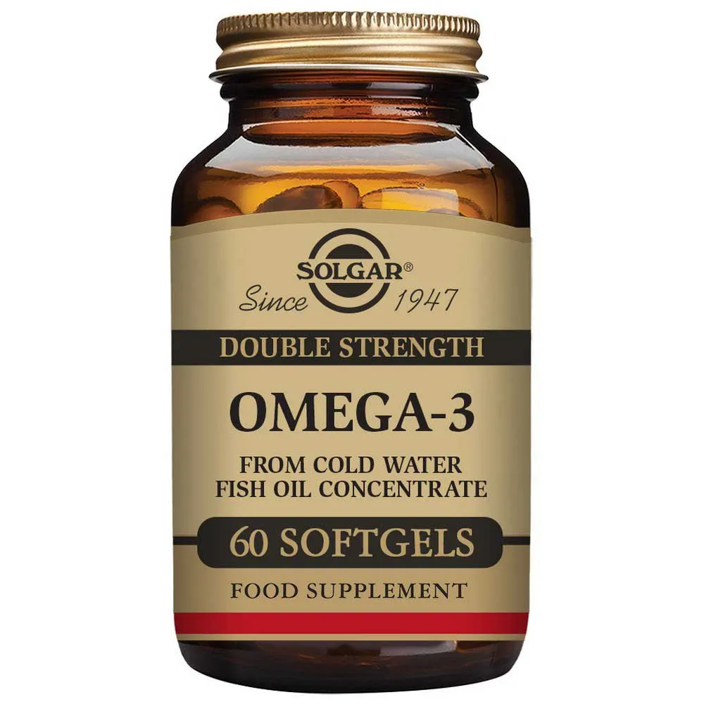 Solgar Omega-3 Dubbel Styrka 60 Enheter, Brown, One Size