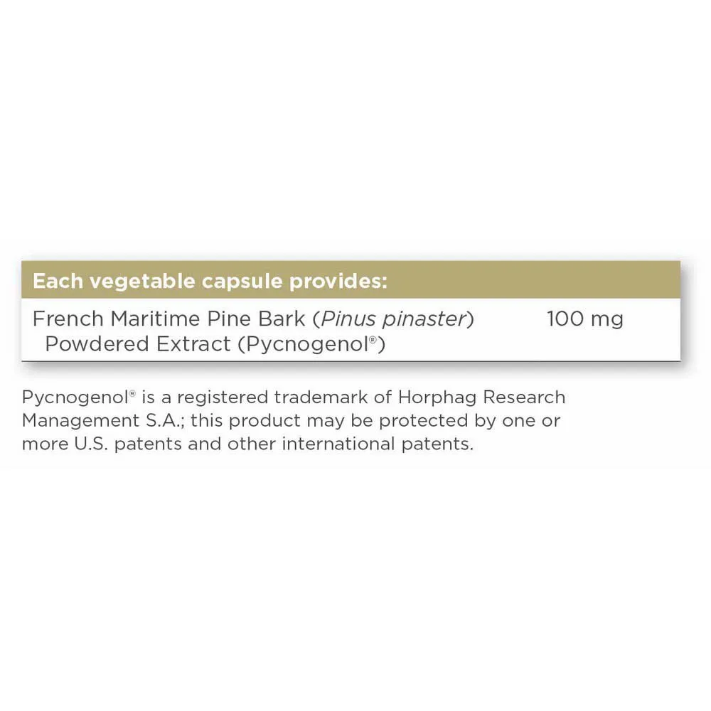 Solgar Pycnogenol 100 Mg 30 Enheter, Brown, One Size Solgar Pycnogenol 100 Mg 30 Enheter, Brown, One Size