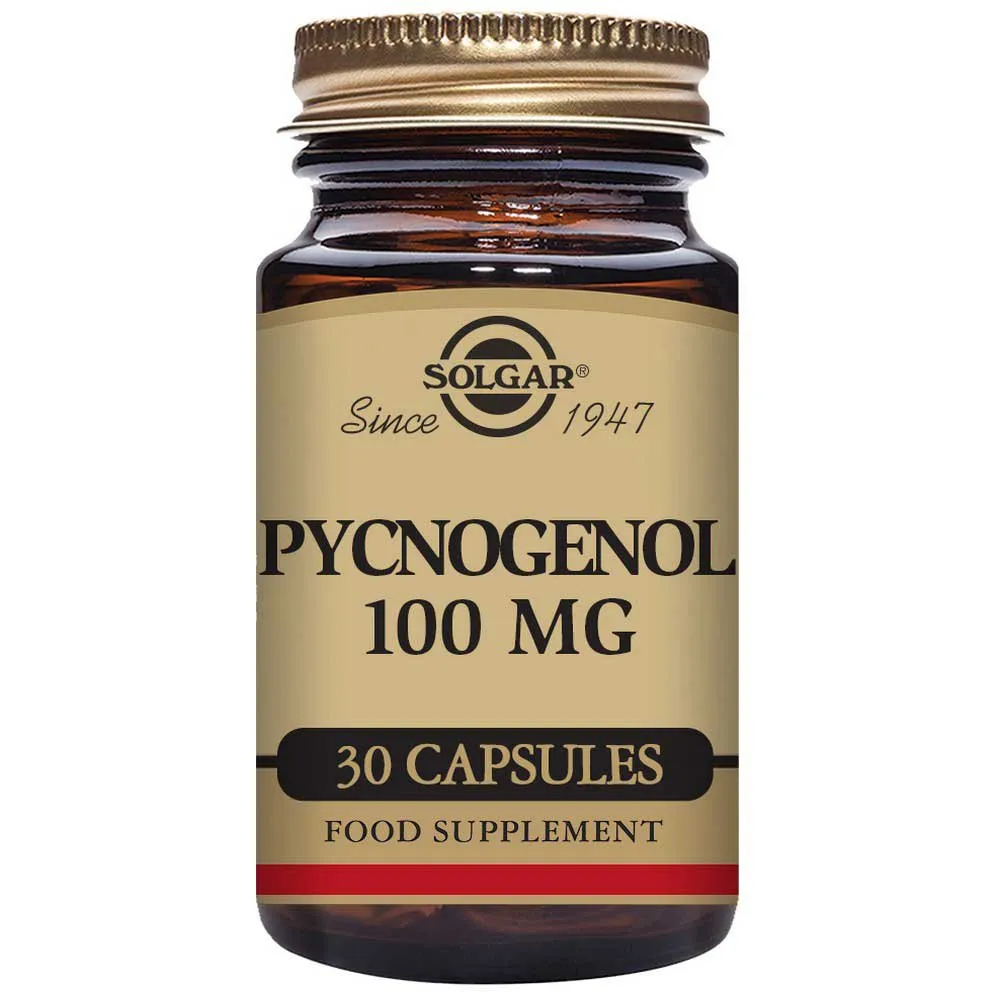 Solgar Pycnogenol 100 Mg 30 Enheter, Brown, One Size Solgar Pycnogenol 100 Mg 30 Enheter, Brown, One Size