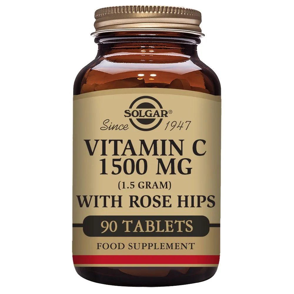 Solgar Rose Hips C 1500mg Tabletter 90 Enheter, Brown, One Size Solgar Rose Hips C 1500mg Tabletter 90 Enheter, Brown, One Size