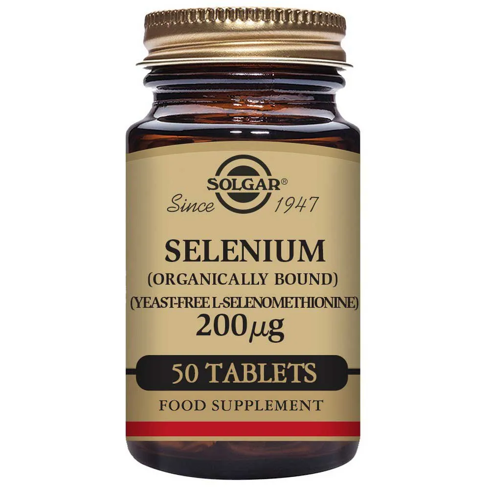 Solgar Selenium 200mcg Tabletter 50 Enheter, Brown, One Size Solgar Selenium 200mcg Tabletter 50 Enheter, Brown, One Size