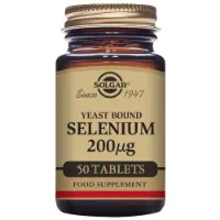 Solgar Selenium 200mcg Yeast Bound Tabletter 50 Enheter Solgar Selenium 200mcg Yeast Bound Tabletter 50 Enheter
