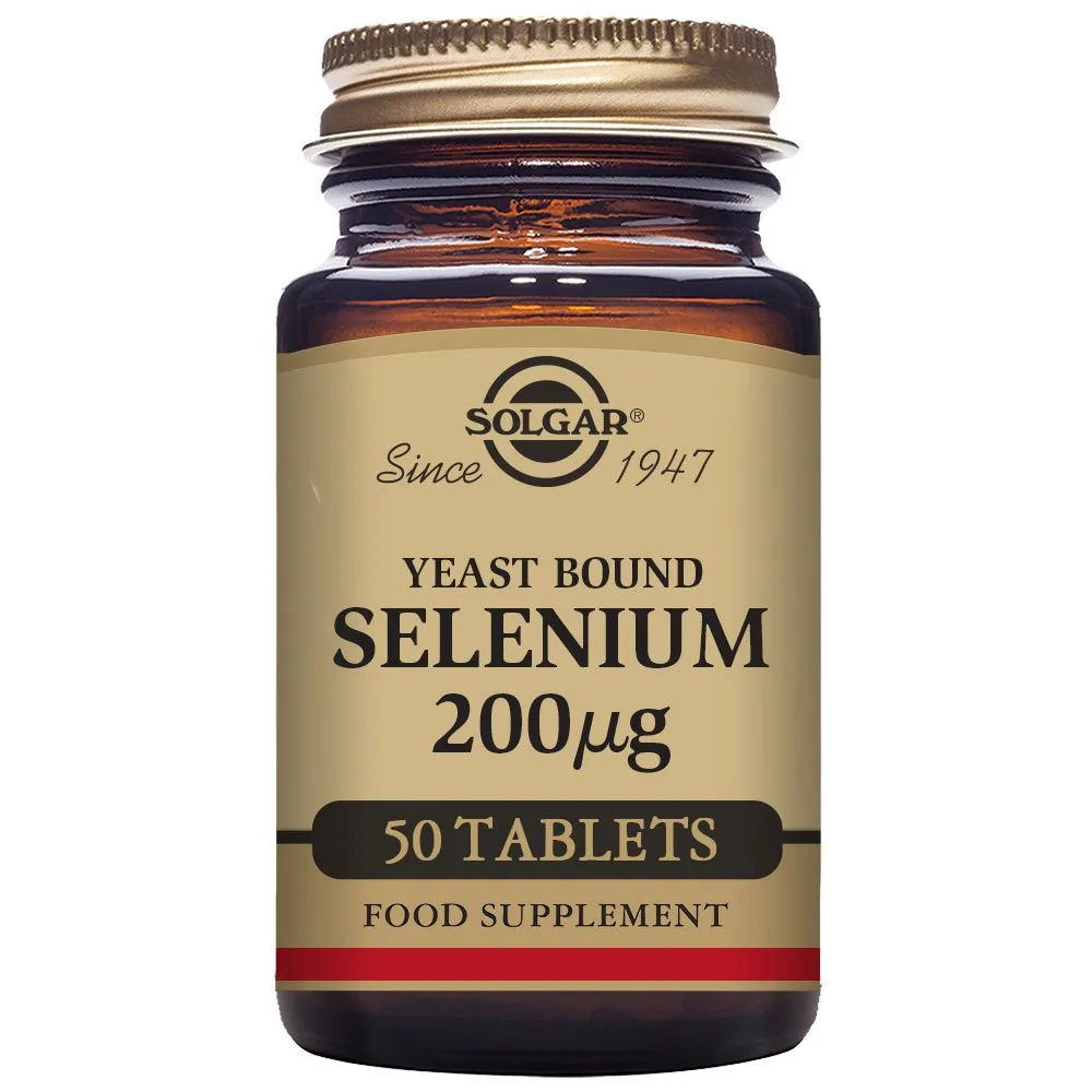 Solgar Selenium 200mcg Yeast Bound Tabletter 50 Enheter, Brown, One Size Solgar Selenium 200mcg Yeast Bound Tabletter 50 Enheter, Brown, One Size