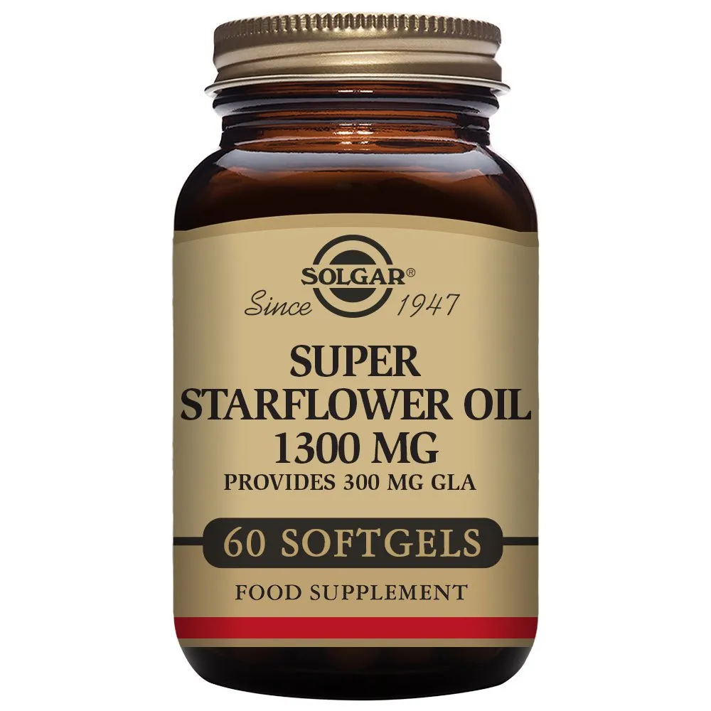 Solgar Super Starflower Oil 1300mgr 60 Enheter, Brown, One Size Solgar Super Starflower Oil 1300mgr 60 Enheter, Brown, One Size