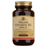Solgar Vegan Vitamin D3 1000ui Kapslar Neutral Smak 60 Enheter