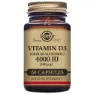 Solgar Vitamin D3 4000 Iu 100 Mcg 60 Enheter, Brown, One Size