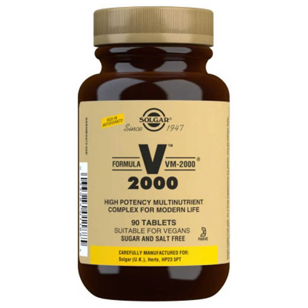 Solgar Vm-2000 Tabletter 90 Enheter, Brown, One Size