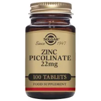 Solgar Zinc Picolinate 22mg Tabletter 100 Enheter Solgar Zinc Picolinate 22mg Tabletter 100 Enheter