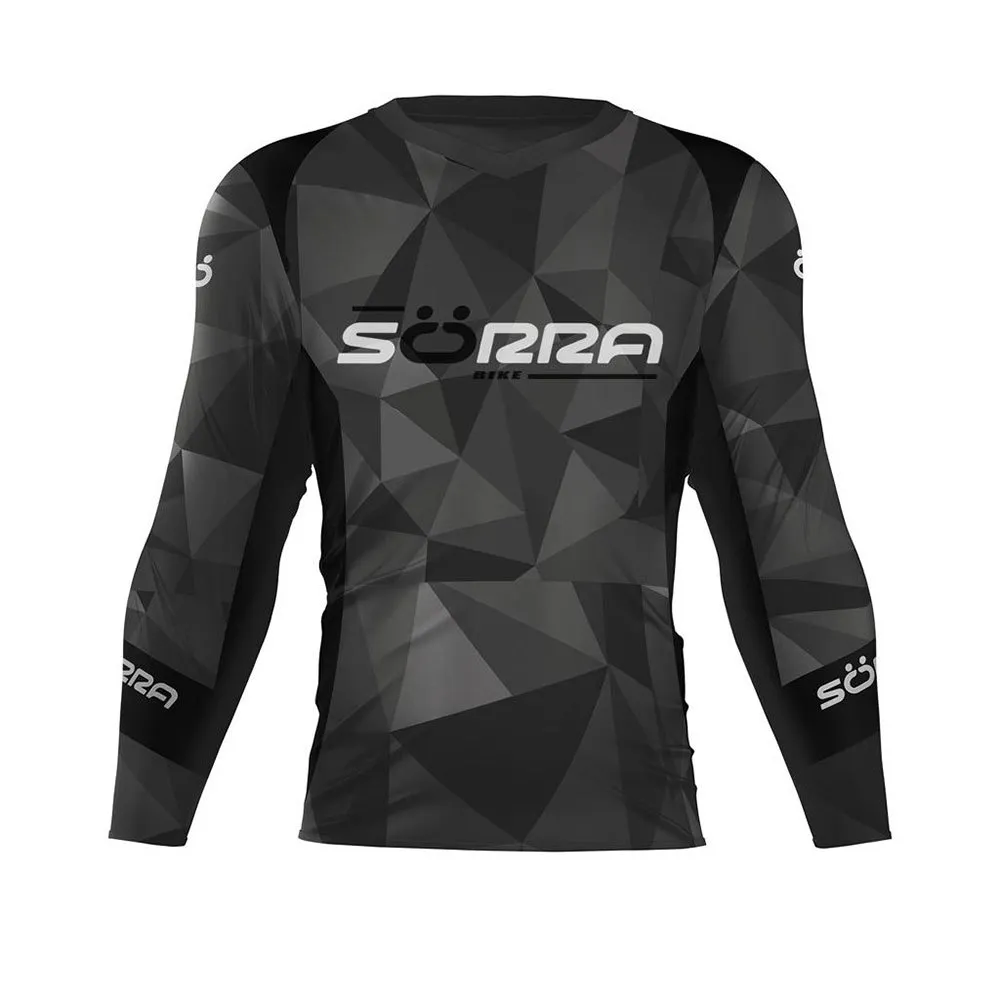 Sorra Diamond T-shirt Med Lång ärm, Black, 3XL