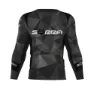 Sorra Diamond T-shirt Med Lång ärm, Black, 3XL