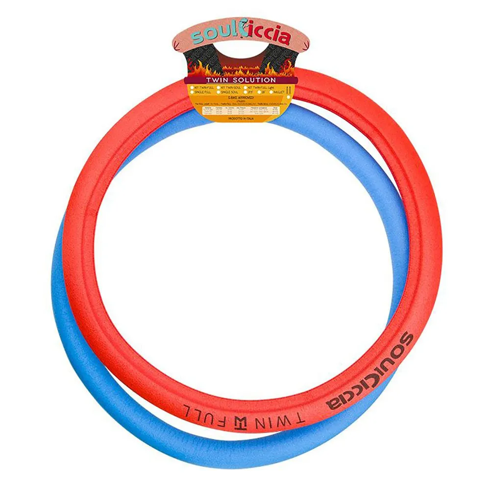 Soulciccia Twin Full Punkteringsskyddande Skum 2 Enheter, Blue / red, 27.5", 45 Soulciccia Twin Full Punkteringsskyddande Skum 2 Enheter, Blue / red, 27.5", 45