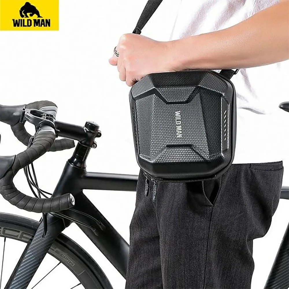 Sourcing E18 Wildman Bicycle Telefonfodral, Black / black, One Size